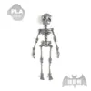 Venda Quente Transfronteiriça Brinquedos de Impressão 3D para Halloween Brinquedos de Esqueleto de Crânio Magnéticos Ímãs de Geladeira de Impressão 3D