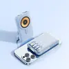Carregador sem fio magnético de carregamento rápido transfronteiriço com cabo embutido, power bank de 20000mAh, suporte, fonte de alimentação móvel de super grande capacidade