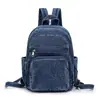 Mochila de mezclilla transfronteriza 2026 nueva, casual y versátil, mochila de viaje ligera con gran capacidad para hombres y mujeres