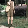 Traje Estilo Retro Old Money 2026 Moda Verano Nuevo Chaleco sin Mangas Shorts Casuales de Cintura Alta Conjunto de Dos Piezas