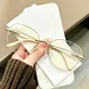 Novos óculos de leitura femininos com bordas lapidadas em diamante, armação grande da moda, alta definição, anti-luz azul, efeito emagrecedor, óculos de leitura estilosos