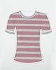 Tejido de Sudadera de Algodón Puro de Gama Media a Alta, Felpa de Algodón Puro Tejida a Rayas, Tejido Suave de Algodón para Moda Femenina