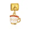 Pulsera Colgante Collar Serie Banderas Nacionales Transfronterizas Módulo Estilo Italiano Corazón Zodiaco Collar Anillo Pulsera