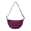 Bolso Cruzado Versátil Simple para Uso Diario Forma de Bollo para Hombres Casual Color Sólido Estilo Japonés Correa Ajustable Bolso de Hombro Único para Mujeres