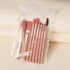 Set de Pinceles de Maquillaje Macaron de Ocho Piezas, Mini Set Portátil de Pinceles de Maquillaje Morandi, Herramientas de Belleza para Principiantes al por Mayor
