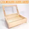 Caja de Sashimi de Madera Estilo Japonés con Tapa, Caja para Pescado, Caja para Salmón, Plato para Carne de Res, Plato para Verduras, Caja de Madera, Caja de Madera Blanca para Sushi