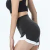Novas Calças de Yoga de Verão Novas Slim-fit Esportivas Bumbum de Pêssego Hot Pants de Aba Larga Cor Contrastante Shorts Esportivos ao Ar Livre