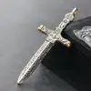 Nafoge Joyería de Plata al por Mayor Hecho a Mano Colgante de Plata de Ley 925 Personalizado No Convencional Colgante de Plata Tailandesa para Hombre