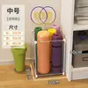 Suporte de Armazenamento para Tapete de Yoga, Equipamentos Esportivos, Cesta Dobrável para Fitness, Rolo de Espuma, Tecido com Rodas, Cesta de Armazenamento para Espaços Domésticos