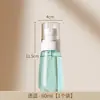 Botella rellenable en spray, botella de spray de alcohol tamaño viaje, botella pequeña con pulverizador fino, dispensador de botón pulsador, botella de almacenamiento, botella de spray nano portátil