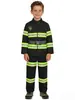 Disfraz infantil de bombero para Halloween, cosplay para actuaciones en escenario, atuendo de bombero para juegos de rol, disfraz infantil para actuación, uniforme profesional
