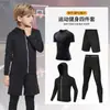 Ropa de Entrenamiento de Compresión Infantil Transfronteriza, Ropa de Secado Rápido para Baloncesto de Niños, Traje Deportivo, Ropa para Correr, Danza, Yoga, Hecho a Medida