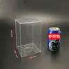 Caja de Embalaje de PVC en Stock Caja Transparente Embalaje de Cosméticos Figura de Juguete Mascota Caja de Embalaje de Plástico Plegable con Gancho