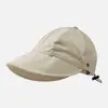 Sombrero de Protección Solar Mismo Estilo de Zhao Lusi para Mujer 2025 Nuevo Gorra de Béisbol Sombrero para Cabeza Grande para Mujer Otoño e Invierno Gorra de Béisbol