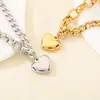 Pulsera de Acero Inoxidable con Forma de Corazón Personalizada Estilo Francés para Mujer, Moda Transfronteriza Chapado en Oro de 18K Cierre Ot Joyería al por Mayor