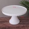 Decoração de Mesa de Sobremesas de Casamento Plástico Suporte Alto para Bolo Estilo Europeu Branco Mesa Festa de Aniversário Layout Suporte de Exibição
