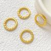 Cor forte retendo areia ouro Xiangyun fio diamante anel espaçador diy artesanal pulseira colar brincos frisado acessórios material