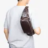 Bolsa de Cintura de Cuero Genuino de Moda para Hombre Bolsa de Cintura Multifuncional para Exteriores con Sentido Avanzado Piel de Vaca de Primera Capa Bolso Cruzado para Hombre Bolsa de Cintura Venta al por Mayor