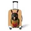 Funda Elástica Gruesa para Maleta Transfronteriza Cubierta Protectora de Equipaje Animales de Dibujos Animados Cubierta de Viaje para Maleta con Ruedas Cubierta Antipolvo
