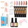 Set de Manicura Transfronterizo Nuevo Modelo para Principiantes Hogar Set de Pegamento de Extensión de Cristal para Abrir una Tienda Recomendado por el Gerente