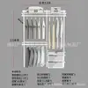 Armario metálico modular 1.1-2.5 m de ancho perchero abierto apartamento pequeño perchas dormitorio columna AA almacenamiento