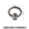 Jingmao Nuevo Color Bronce Chino Hilo 8mm Cajón Vintage Aleación Manija Mueble Caja de Madera