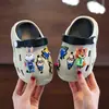 Zootopia EVA Verano Nuevo Doble Color Dibujos Animados Zapatos con Agujeros Resistentes al Desgaste Transpirables Hogar Niño Pequeño Aprendizaje Antishock Zapatos con Agujeros