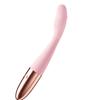 Masajeador Gold Finger de doble choque 12 frecuencias vibrador calentamiento carga aparato femenino juguetes sexuales para adultos venta al por mayor