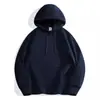 Moletom com Capuz Unissex Céu Estrelado Algodão 350g Estilo Americano Moletom Solto Forrado com Lã com Logo para Esportes e Lazer