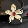 Retro Clásico Elegante, Clásico Elegante, Estilo Frío, Exquisito y Elegante, Versátil Estilo Broche Flor de Cinco Pétalos, Envío Directo
