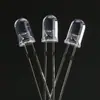 Diodo emisor infrarrojo LED F 5 850nm 12mil enchufe directo F5 borde blanco perla de lámpara infrarroja 0.2W