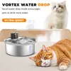Dispensador de Agua para Mascotas Philidi 12L Acero Inoxidable 304 Dispensador de Agua de Flujo Circulante Automático para Gatos y Perros Dispensador de Agua Inteligente