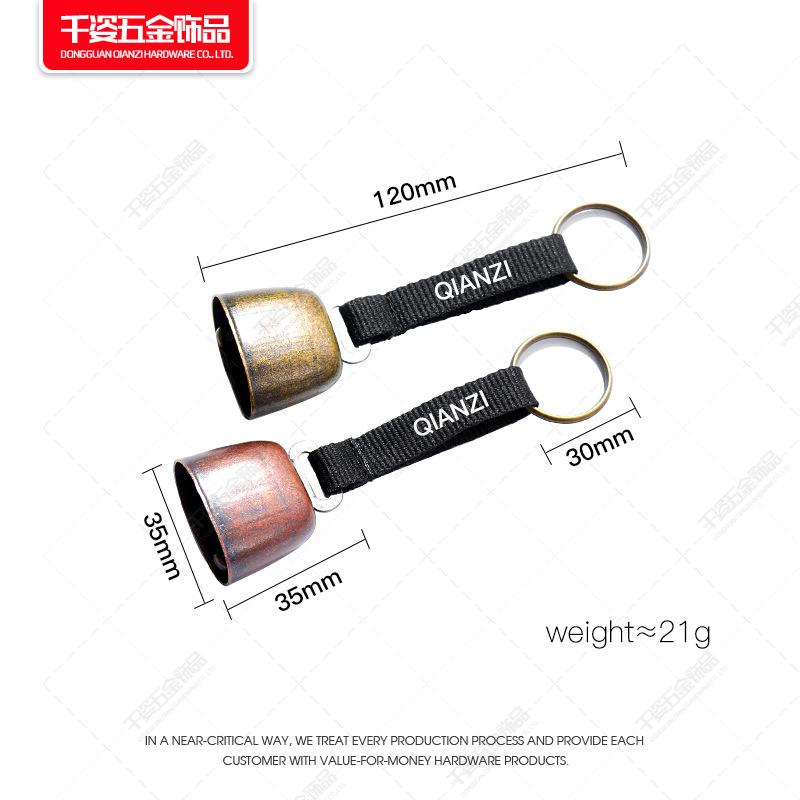 红古铜织带牛铃05