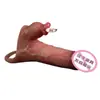 Juego de Dientes de Lobo Largo y Grueso para Parejas, Adecuado para Uso Adulto como Ayuda Sexual