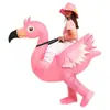 Disfraz inflable de dinosaurio personalizable traje de tiburón alienígena Halloween disfraz divertido para actuación decoración de fiesta
