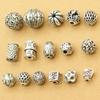 Accesorios de Plata de Xizang Cuentas Xiangyun Pulsera Antigua de Cuentas Diy Accesorios para Pulsera de Cristal Vintage Taiqing Mai Cuentas de Cubo de Plata