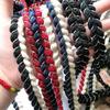 Cinta fragante de Corea del Sur, bricolaje, de doble color, de 8 hebras, para sombreros, accesorios de encaje para prendas de vestir, venta al por mayor