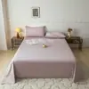 Sábana individual de algodón 100% cepillado, sábana de cama de color liso de algodón puro engrosado, sábana para cama de residencia de ancianos, funda de almohada de color liso de 60 hilos para casas de huéspedes