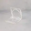 Fornecido Diretamente pelo Fabricante, Caixa de Sombra Monocolor com Tampa Transparente em Formato de Coração 1g Paleta de Blush de Um Compartimento Caixa Vazia Material de Embalagem para Maquiagem