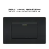 118 PC negro italiano doble USB estándar italiano TIPO-C enchufe italiano interruptor de alimentación panel de enchufe oculto