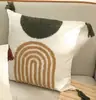 Estilo Nórdico Boêmio Veludo Acolchoado Franja Almofada para Sala de Estar Sofá Quarto Almofada Capa de Almofada