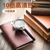 Oferta especial en stock lupa de lectura de mano con mango recto semimetálico de 60 mm lupa de 10 aumentos