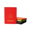 Estuche de Viaje Porta Pasaporte Todo en Uno Multicolor Ultra Ligero Cubierta de Pasaporte Estuche Protector Porta Documentos Multifuncional Personalizado