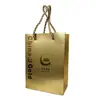 Bolsa de Papelão Dourada Loja de Roupas Loja de Óculos Bolsa de Ombro Bolsa de Papel Festival do Meio Outono Bolsa de Presente de Natal Estoque Pronto de Alta Qualidade