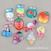 Materiales Caseros para Helado DIY Accesorios para el Cabello Tocado Manzana de Caramelo Pegamento de Crema Piruleta Fresa Agujero Decoración de Zapatos