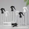 Botella Atomizadora Pequeña con Forma de Ratón 100ml200ml250ml300ml Botella Atomizadora Transparente de Hombro Plano Botella Dosificadora de Plástico para Mascotas