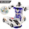 Modelo de coche de dinosaurio transfronterizo juguete de deformación para niños puesto puesto de coches de inercia para niños fábrica mayorista