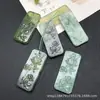 Colgante de Jade Xiu 23x52mm Colgante Natural de Jade Xiu Flor de Loto Broche Estilo Antiguo para Manualidades Colgante Accesorio