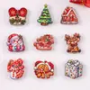 Accesorios Acrílicos Navideños de Venta Caliente Transfronteriza, Parches de Bastón de Caramelo de Árbol de Navidad, Adornos de Cuentas Hechos a Mano para Bricolaje