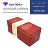 Fornecimento direto da fábrica de produtos para cuidados de saúde, caixa de lata de pepino-do-mar, caixa de lata de ginseng americano para cuidados de saúde, personalização de caixa de remédios retangular de metal